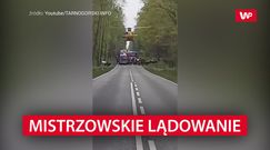 Trudne lądowanie. Pilot stanął na wysokości zadania