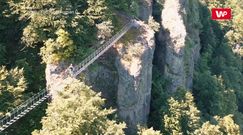 Przejście nad przepaścią. Mrożące krew w żyłach nagranie z Niskich Tatr