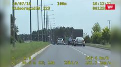 Pędził przez miasto 139 km/h. Nagranie z radiowozu