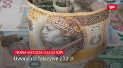 Nowa metoda oszustów. Uwaga na fałszywe 200 zł