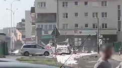 Eksplozja samochodu z gazem w Warszawie