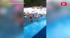 "Tsunami" na basenie. 44 rannych