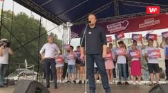 Solidarni z Białymstokiem. Adrian Zandberg na wiecu