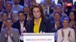 Konwencja KO. Małgorzata Kidawa-Błońska o swoim rządzie: będzie przełomowy