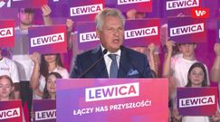Aleksander Kwaśniewski na konwencji Lewicy. Puścili mu "Ole, ole, Olek..."