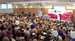 Jarosław Kaczyński podczas konwencji PiS w Koszalinie. "Chcemy stworzyć nową jakość"