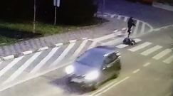 Policja szuka kierowcy z Lidzbarka. Przejchał po stopach kobiety na przejściu dla pieszych