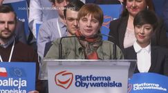 Ochojska na konwencji: trzeba było mnie wnieść na podium 