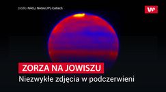 Zorza na Jowiszu. Niezwykłe zdjęcia w podczerwieni