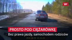 Bez prawa jazdy, samochodem rodziców