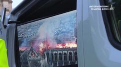 Notre Dame. Dramatyczna akcja ratowania katedry. Straż pożarna pokazała film