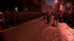 Nocna odprawa milicji w Kijowie