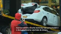 Wjechała samochodem do sklepu. Raniła 15 osób