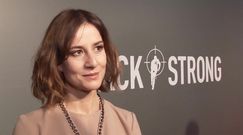 Maja Ostaszewska na premierze filmu 'Jack Strong' 