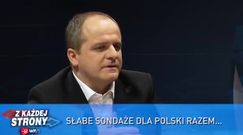 Słabe notowania Polski Razem [Z każdej strony]