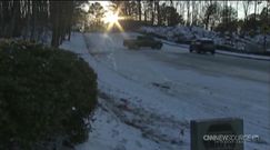 Wypadki na oblodzonej drodze