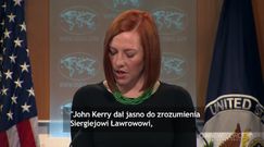 John Kerry ostrzega Siergieja Ławrowa