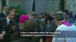 Papież Franciszek gwiazdą internetu