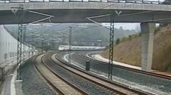 Nagranie katastrofy kolejowej w Hiszpanii