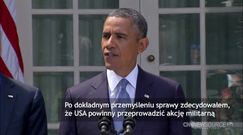 Barack Obama zdecydował ws. interwencji w Syrii