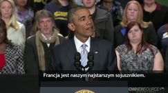Obama: jesteśmy z Francuzami