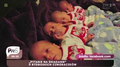 Z wizytą u bydgoskich czworaczków