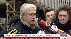 Most Łazienkowski wyłączony z ruchu
