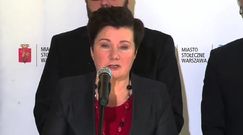 Gronkiewicz-Waltz o pożarze mostu: sytuacja jest trudna