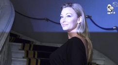 Wojciechowska w trampkach na gali Wiktorów