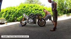 Stworzył imponujący motocykl od zera