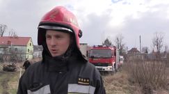 Auto przygniotło mężczyznę w Jeleniej Górze