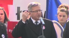 Bronisław Komorowski zaatkaował konkurentów