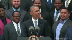 Obama żartuje z mistrzów NFL