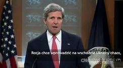 John Kerry ostrzega Rosję