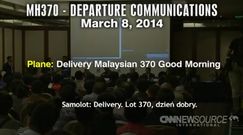 Ostatni fragment rozmowy pilotów zaginionego samolotu z wieżą kontroli lotów