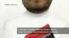 Wizytówka lidera ukraińskich nacjonalistów