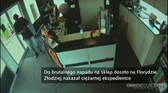 Napadł na sklep i pobił ciężarną ekspedientkę