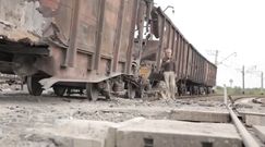 Symbol walk w Słowiańsku [WP.PL z Ukrainy]