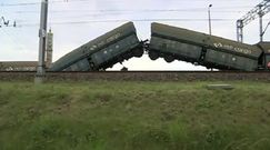 W Legnicy wykoleił się pociąg towarowy