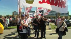 Protest związkowców w Radomsku
