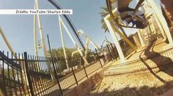 Poszła na roller-coaster z kamerą