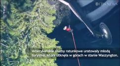 Turystka utknęła w górach