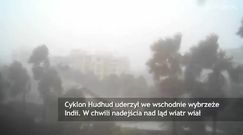 Cyklon Hudhud uderzył we wschodnie wybrzeże Indii