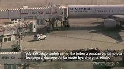 Pasażer z podejrzeniem eboli