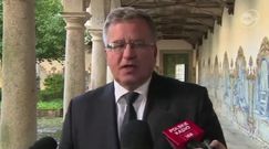 Bronisław Komorowski odpowiada Niemcom