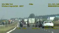 Pościg na drodze krajowej nr 1