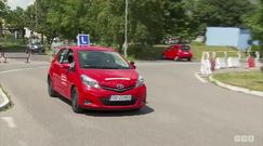 Egzamin na samochodzie szkoły jazdy