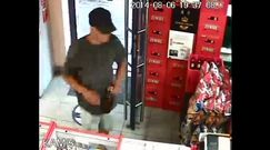 Złodziej uderzył ekspedientkę butelką w głowę