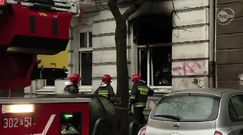 Pożar kamienicy w Poznaniu