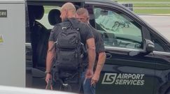 Jennifer Lopez na lotnisku w Warszawie